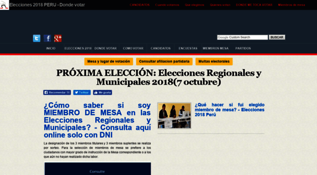 eleccionesenperu.com