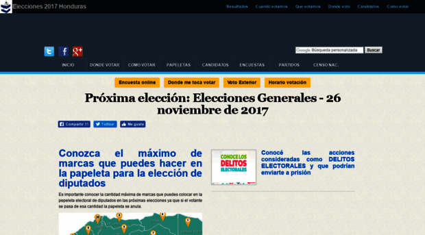 eleccioneshonduras.com