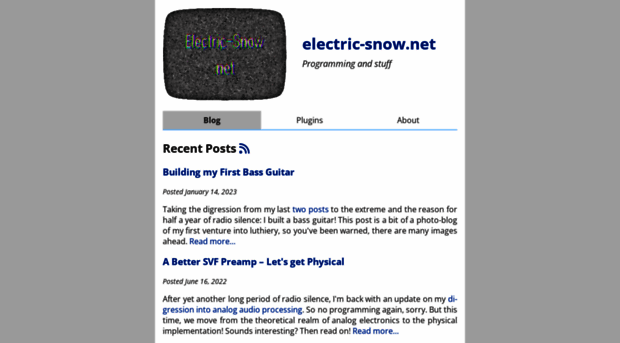 electric-snow.net