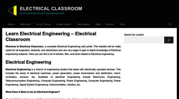 electricalclassroom.com