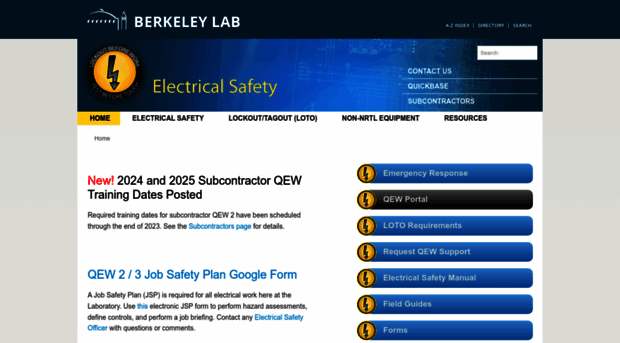 electricalsafety.lbl.gov