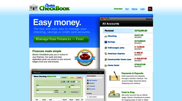 electriccheckbook.com