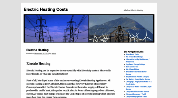 electricheatingcosts.com