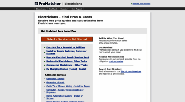 electricians.promatcher.com