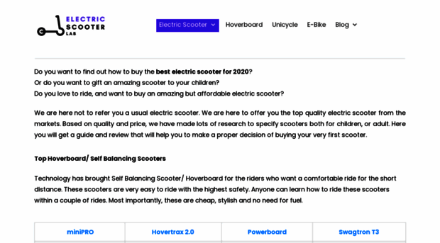 electricscooterlab.com