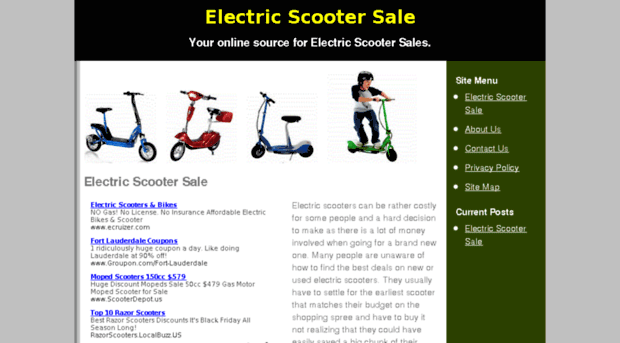 electricscootersale.net