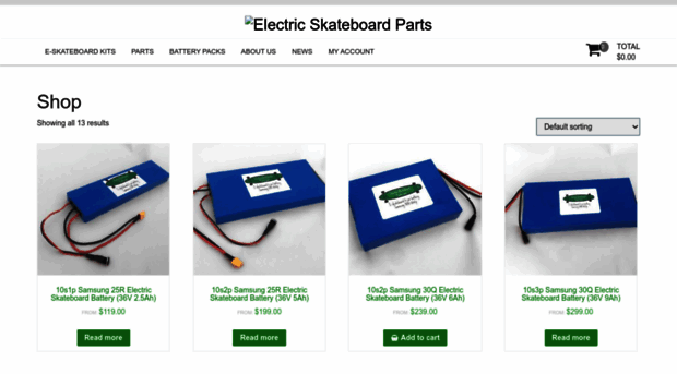 electricskateboardparts.com