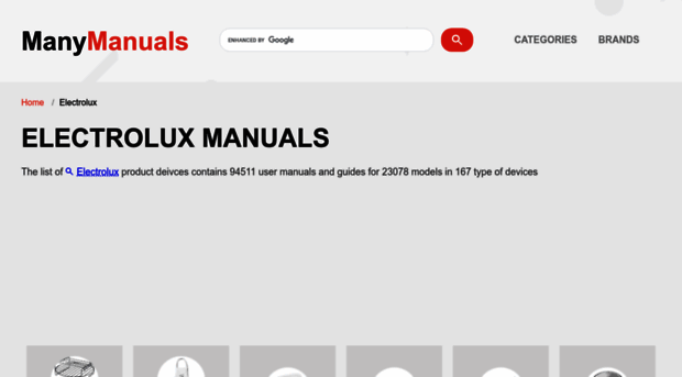 electrolux.manymanuals.com