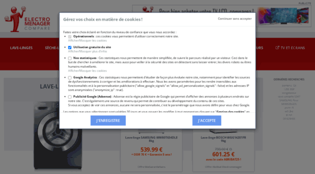 electromenager-compare.com
