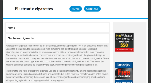 electroniccigarettevstobacco.com