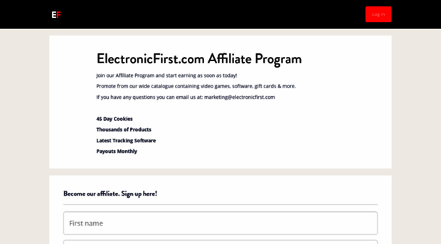 electronicfirst.tapfiliate.com