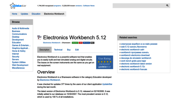 electronics-workbench.updatestar.com