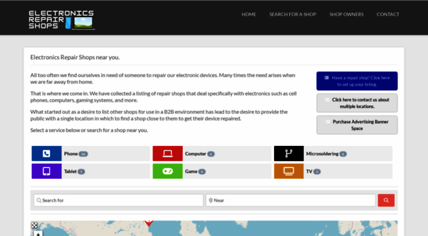 electronicsrepairshops.com