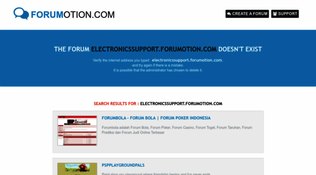 electronicssupport.forumotion.com