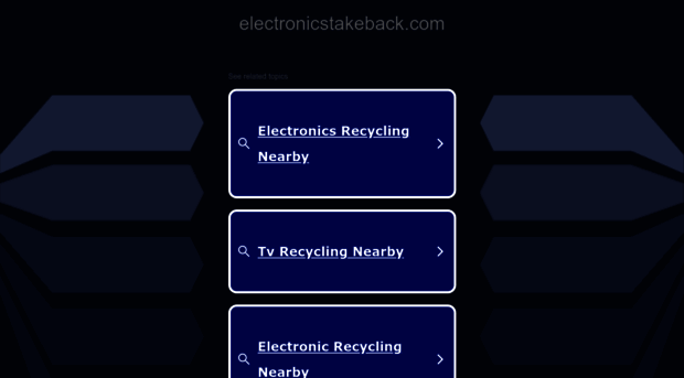 electronicstakeback.com