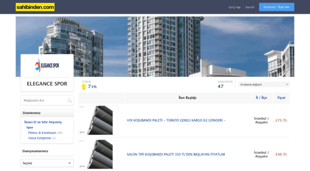 elegancespor.sahibinden.com