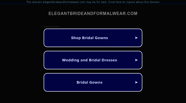 elegantbrideandformalwear.com