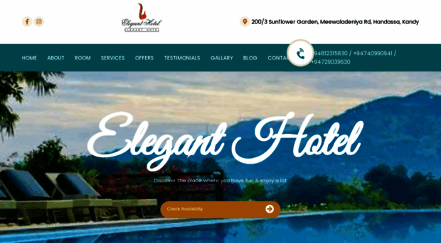 eleganthotel.lk