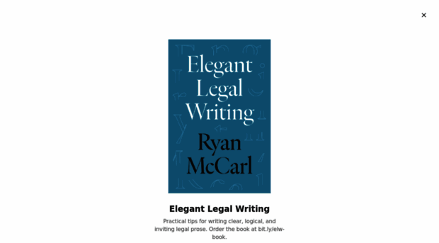 elegantlegalwriting.com