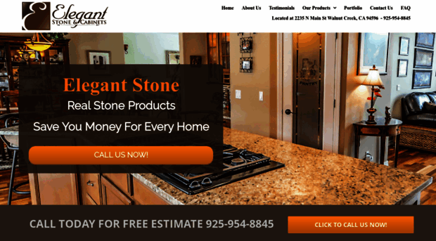 elegantstoneandcabinets.com