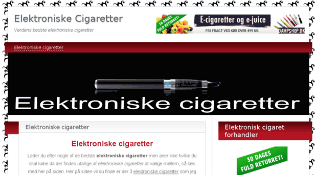 elektroniskecigaretter.billigelcigaret.dk