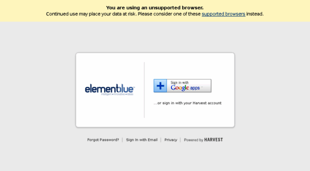 elementblue.harvestapp.com