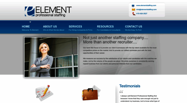 elementstaffing.com