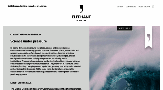 elephantinthelab.org
