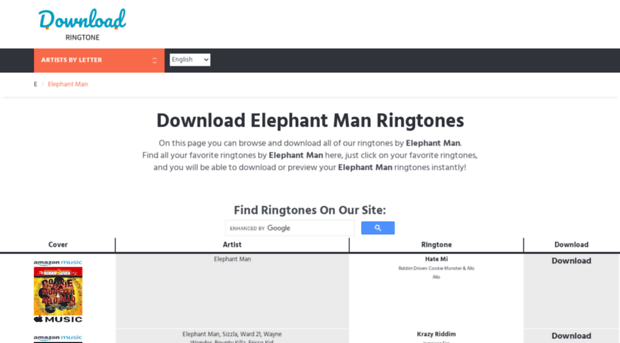 elephantman.download-ringtone.com