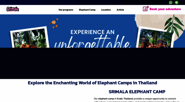 elephantthaicamp.com