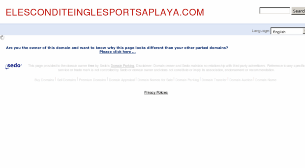 elesconditeinglesportsaplaya.com