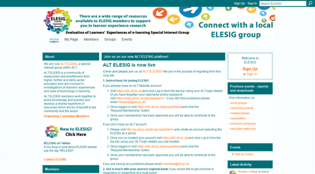 elesig.ning.com