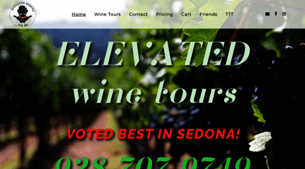 elevatedsedonawinetours.com