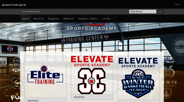 elevatesportsacademy.com