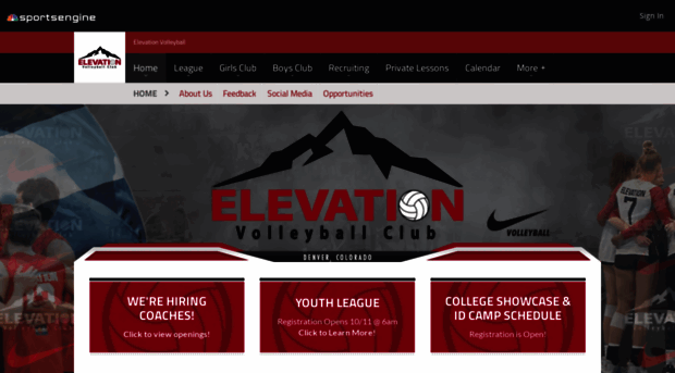 elevationvball.sportngin.com