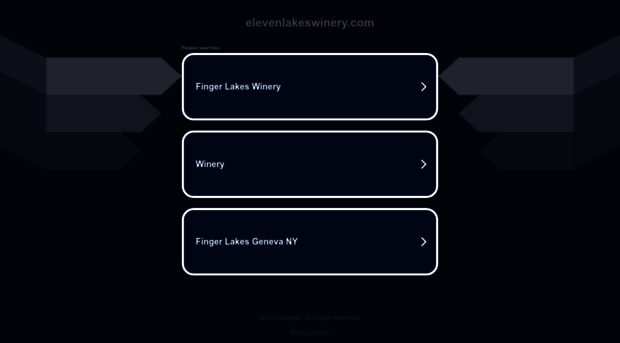 elevenlakeswinery.com