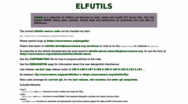 elfutils.org