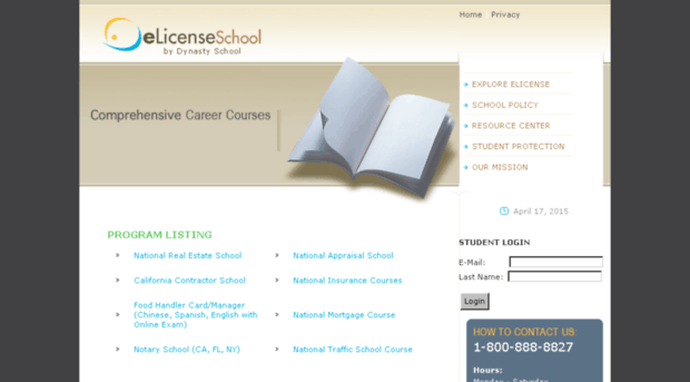 elicenseschool.com