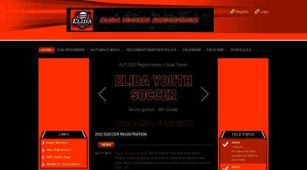 elidasoccer.com