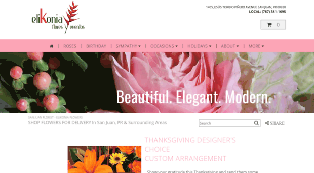 elikoniaflowersandevents.com