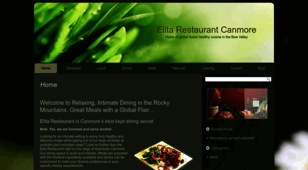 elitarestaurantcanmore.com