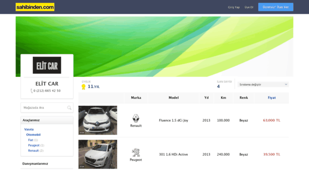 elitcar.sahibinden.com
