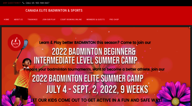 elitebadminton.ca