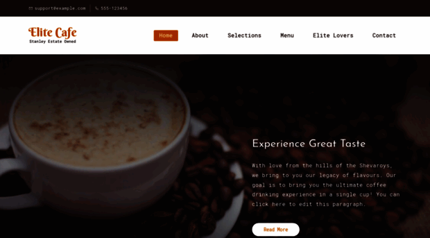 elitecafe-demo.zohosites.com