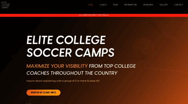 elitecollegesoccercamps.com