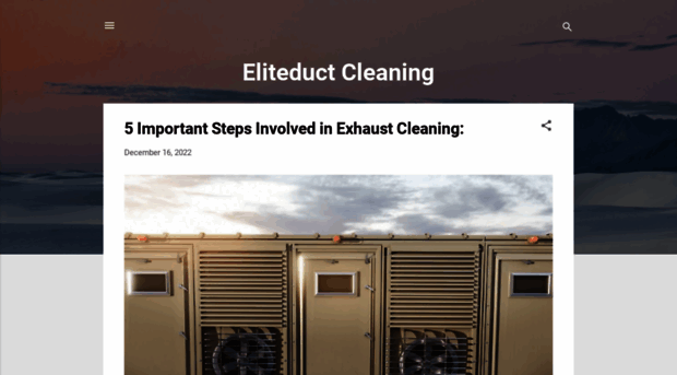 eliteductcleaning.blogspot.com