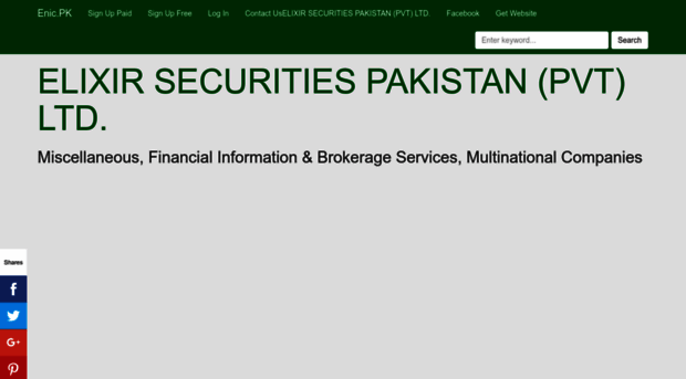 elixirsecuritiespakistanpvtltd.enic.pk