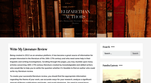 elizabethanauthors.org