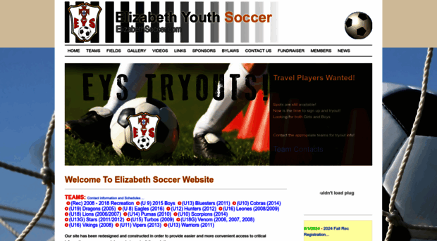 elizabethsoccer.com