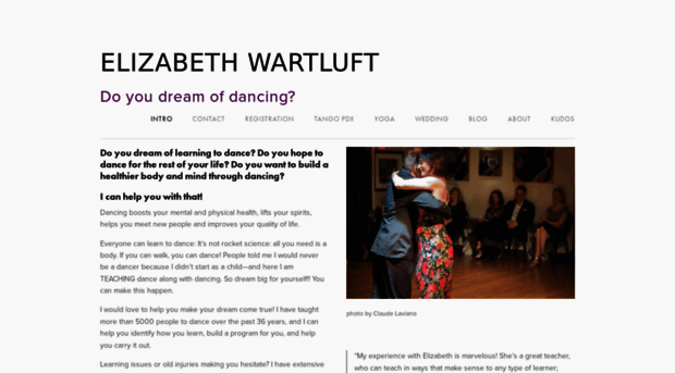 elizabethwartlufttango.com